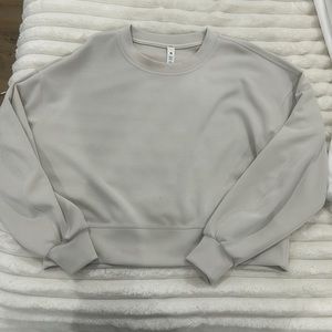 softstream perfectly oversized cropped crew